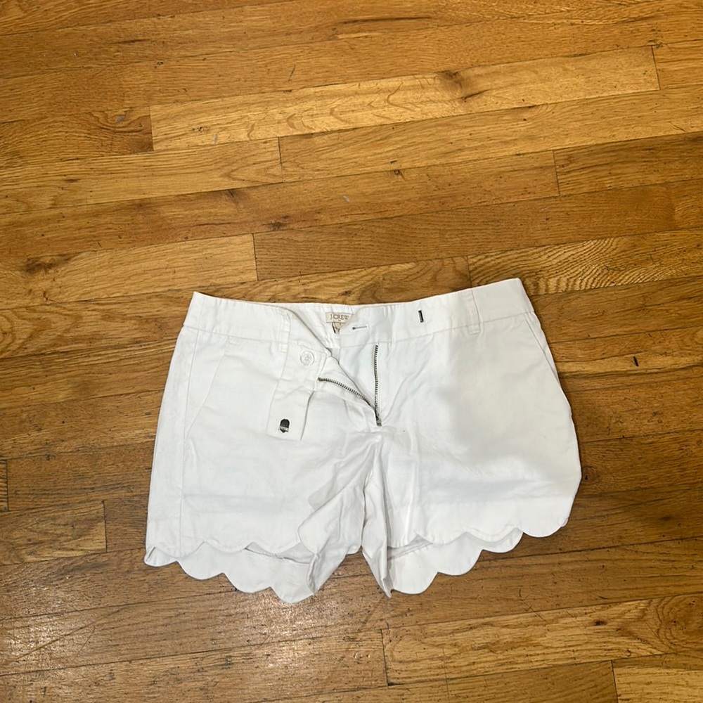 J crew women’s white shorts